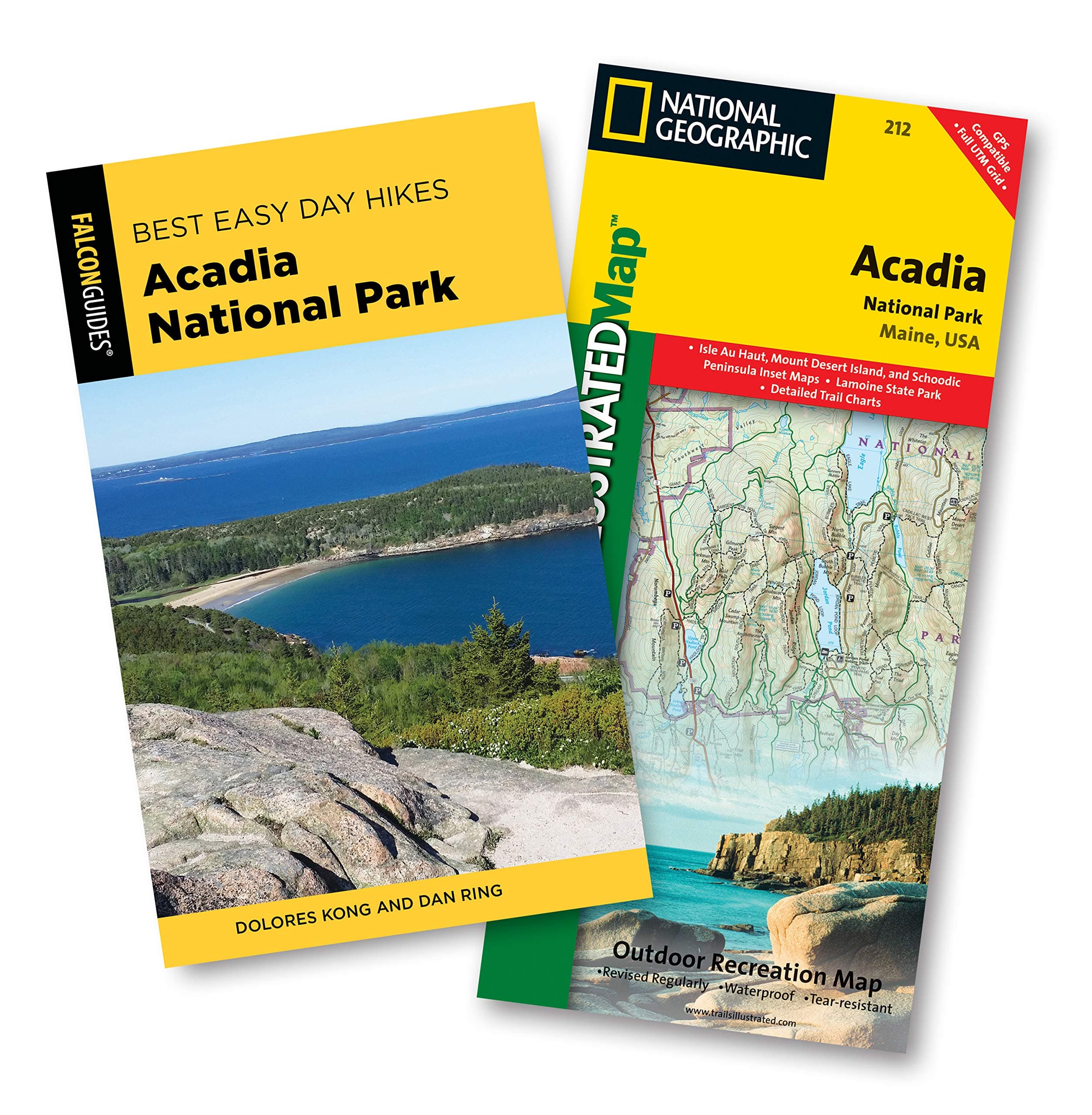 Best Easy Day Hiking Guide and Trail Map Bundle: Acadia National Park (Best Easy Day Hikes Series)