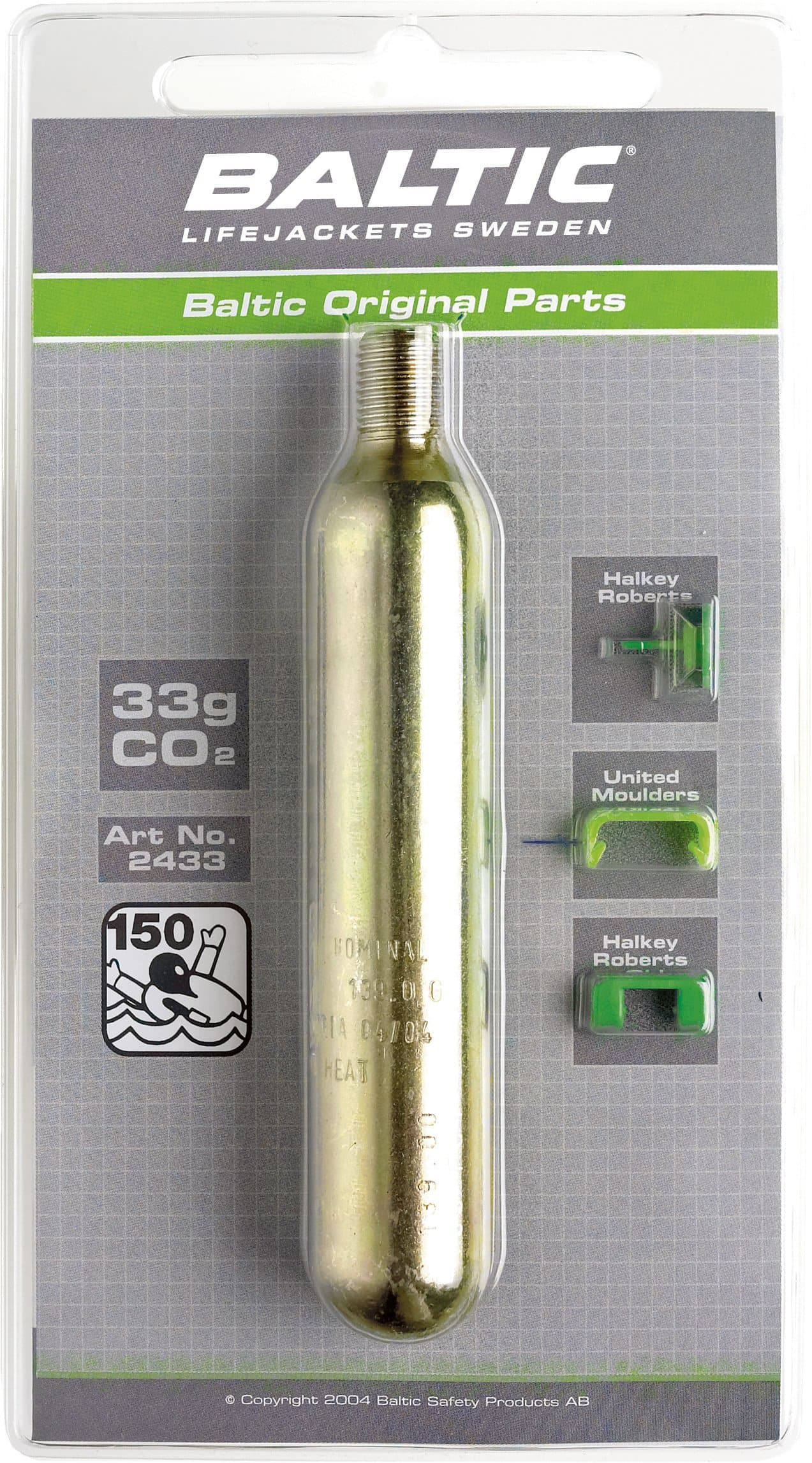 Baltic Re-Arming Kit 33G Co2 Cylinder