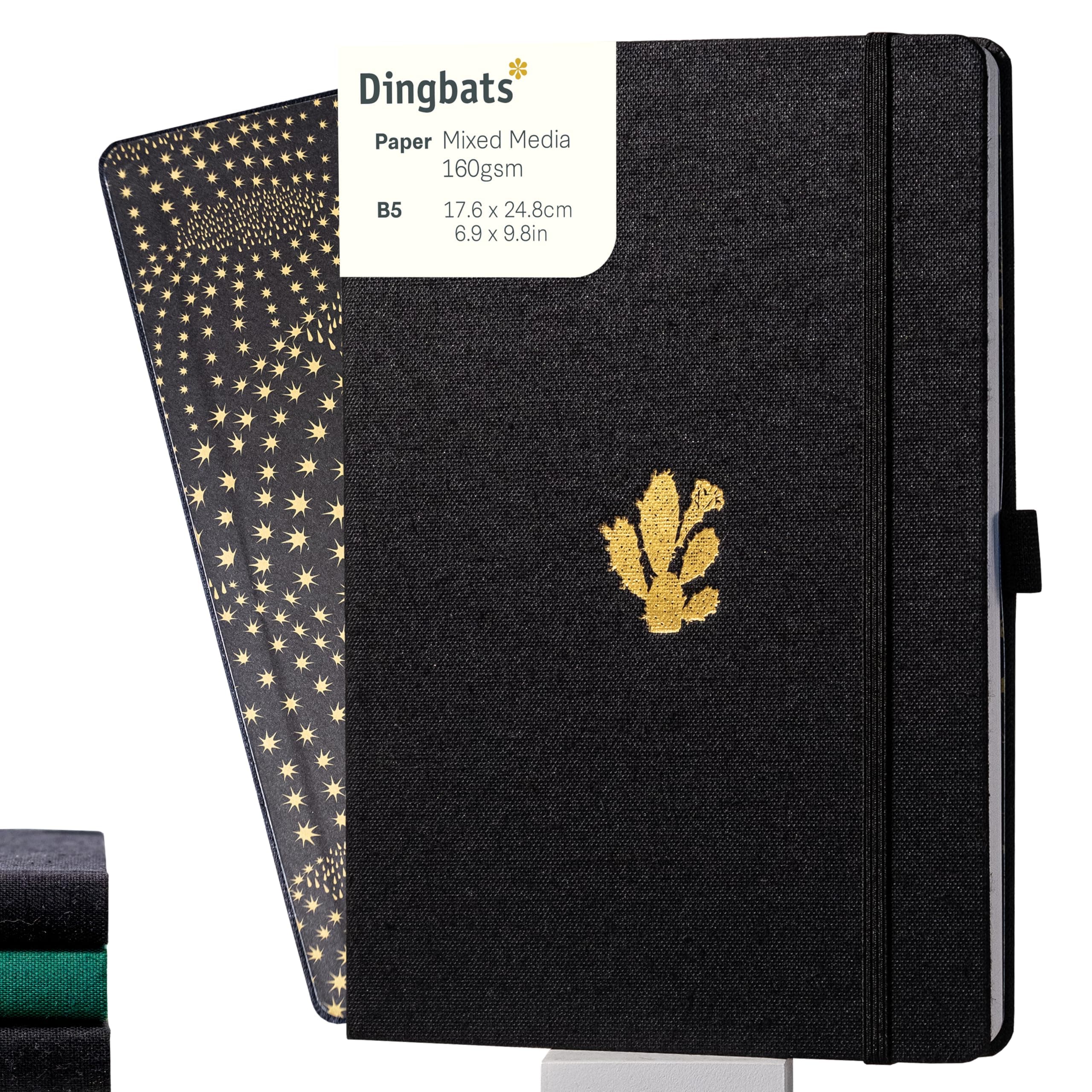 Dingbats* Notebooks Pro B5 Cactus - Plain
