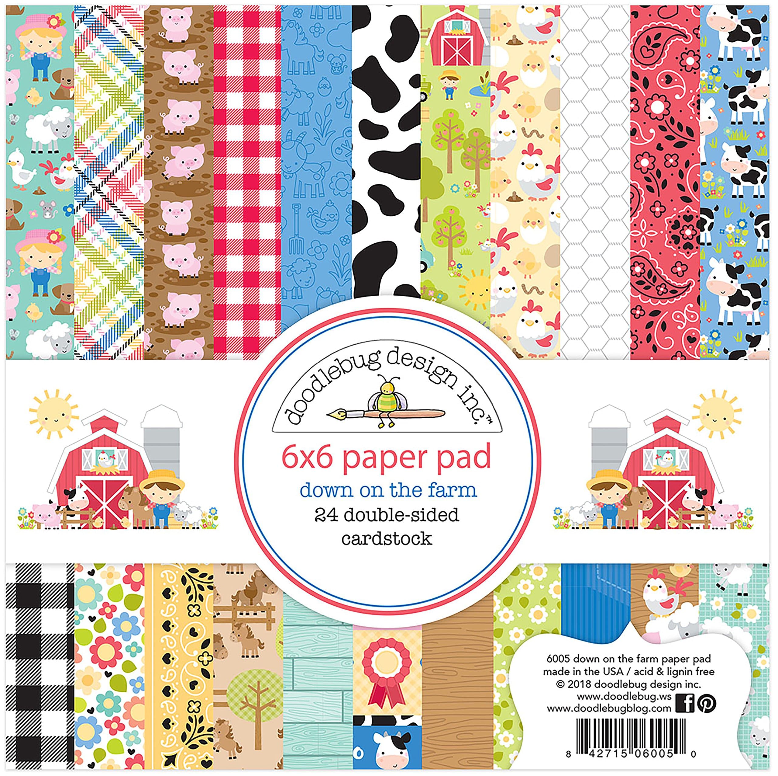 Double-Sided Paper Pad, Multicolor