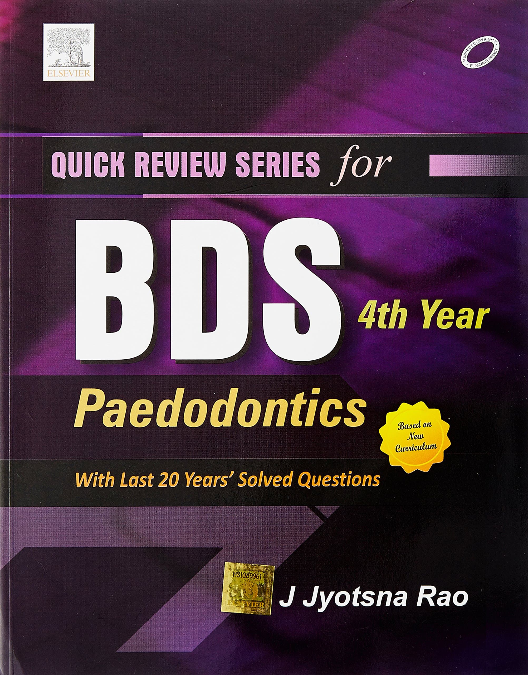 QRS for BDS 4th Year: Pedodontics