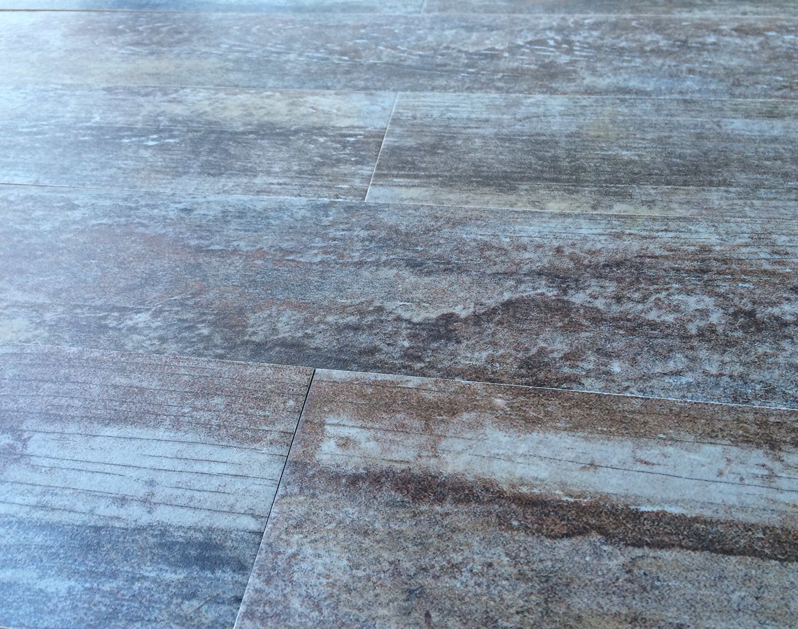 Rectified Rustic Blue 5x24 Porcelain Plank Tile