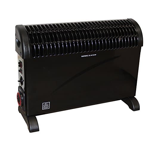 Great Value Company Convector Heater with Turbo and Timer, 2000 W, Black