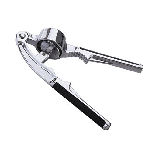 tinxi® Stainless Steel Garlic Press with Nutcracker Function Multipurpose Kitchen Tool