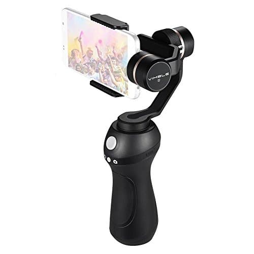 Feiyu Vimble C Smartphone Gimbal Stabilizer Support Shooting Panorama Mode One-handed Operation for iPhone 7plus/iPhone 7/iPhone 6 plus /iPhone 6s /6/5 , Smartphones and Gopro Hero 5 black /4/3+/3 ,and similar size action camera