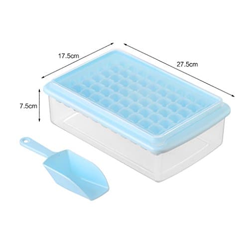 YXWbg Ice Cube Tray Ice Cube Tray, Ice Cube Tray Moulds with Non-Spill Lid, Best for Water, Cocktail and Other Drink ice molds (Color : A)