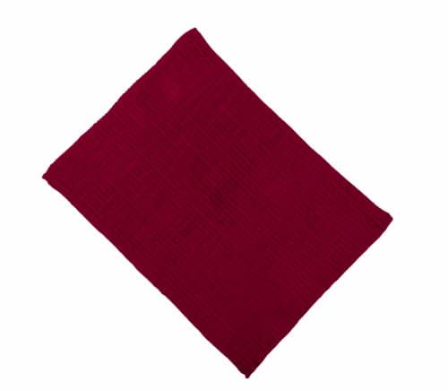 Kit for Kids By Carla Raspberry Bloom Cable Chenille Knitted Blanket (Red)