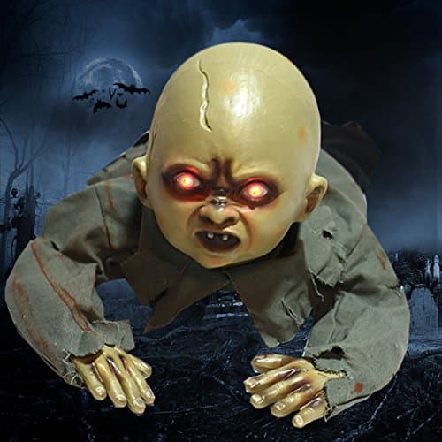 Halloween Decorations Climbing Ghost Scenes Arranging Creative Hawk House Props Horror Toys Electric Whole Supplies Zombies