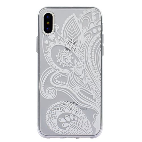 iphone X case,XINYIYI Exquisite pattern TPU ,Silicone Gel Soft Anti-slip Back Phone Cover Lightweight Ultra thin shockproof soft shell durable scratch resistant TPU phone case for iphone X