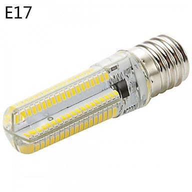 Dimmable E14/G9/G4/E17 Light Bulb 7W 152X3014SMD 600LM 3000K/6000K Warm White/White (AC220-240V) ( Beam Angle : 360° , Connector : E17-Warm White-220V )