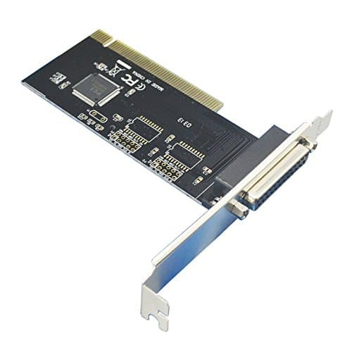 Zhanyun DB25 Parallel Port IEEE 1284 Printer PCI Controller Card Adapter