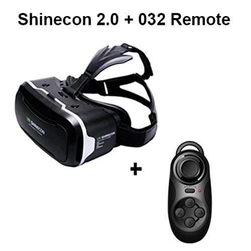 Shinecon VR 2.0 ii Virtual Reality 3 d VR Headset + Remote Control