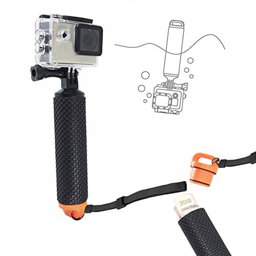 Waterproof Floating Hand Grip Stick Floatable Handle Mount Kit For GoPro Hero 2 3+ 4 5 Sport Camera Summer Swimming Surfing Water Game
