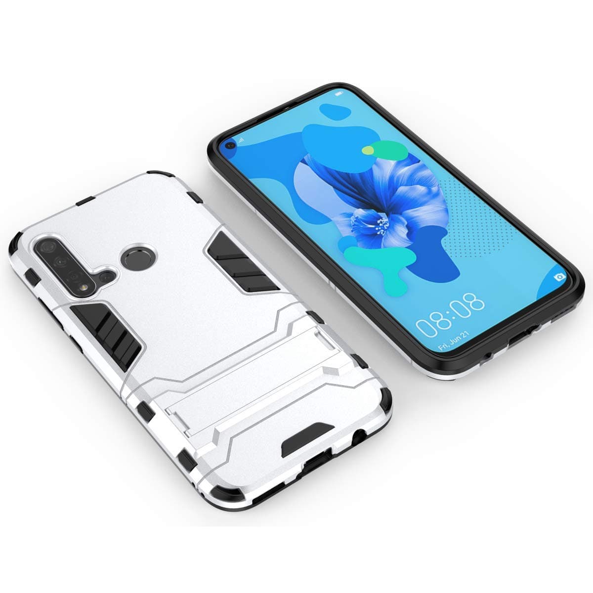 IRONB for Xiaomi Mi Note 10 Case,Heavy Duty Armor Dual Layer Rugged Hybrid Hard Shockproof Case Compatible With Protector Cover for Xiaomi Mi Note 10