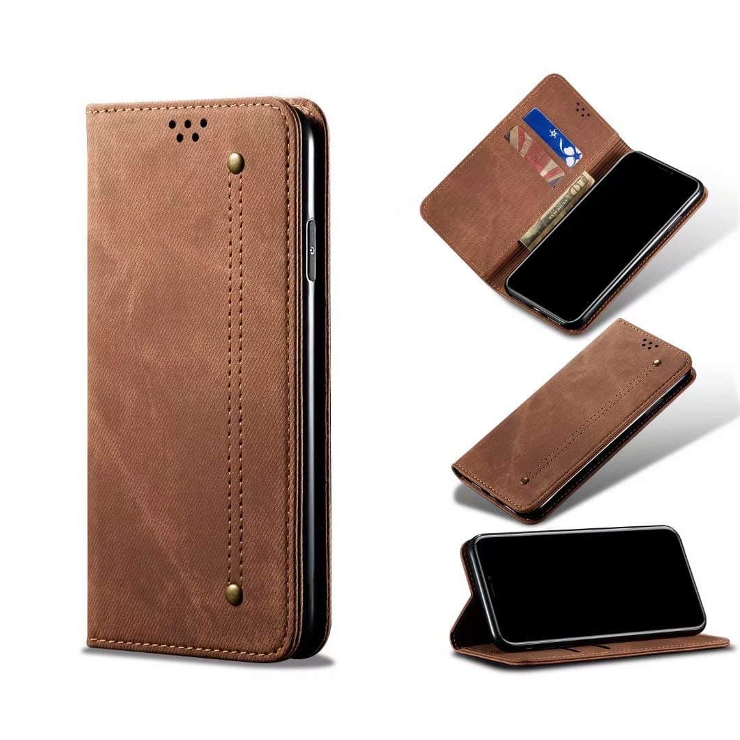 KISCO for Xiaomi RedMi Note 8 Pro Case,Premium Leather Flip cover Shockproof Wallet case with Magnetic Closure & Kickstand & Card Slot Full Body Protection Case for Xiaomi RedMi Note 8 Pro