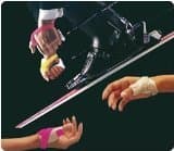 Thumz Up Custom Moldable Functional Orfit Thumb Splint Pink Strap Left Large