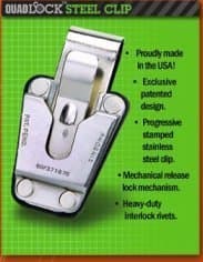 Rugged Quad-Lock Belt Clip