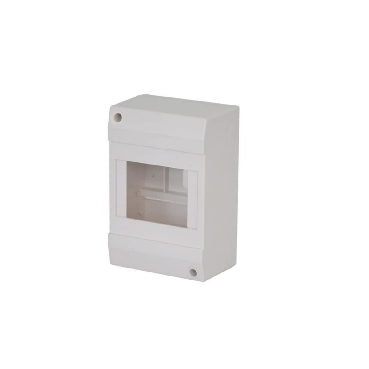 Biella™ Distribution Protection Box - 4 Way MCB Electrical Junction Box for Indoor Wall Circuit Breaker