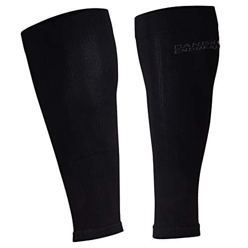 DANISH ENDURANCE Graduated Calf Compression Sleeves (Medium, Black)