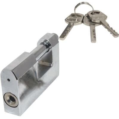 HEAVY DUTY SECURITY CONTAINER GARAGE SHUTTER PADLOCK 90MM CLOSE SHACKLE PAD LOCK