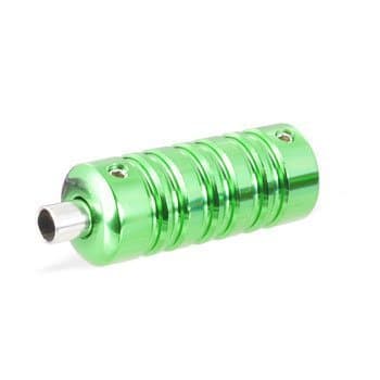 Green Notched Aluminum grip