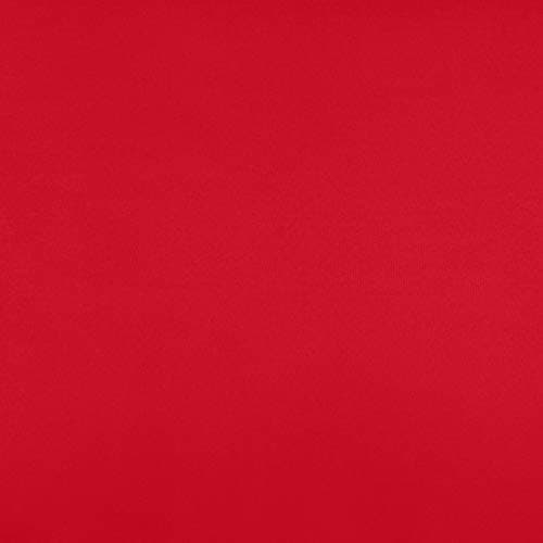 Amazon Basics Easy Wash Microfiber Kid's 3 Piece Comforter and Pillow Sham Set, Full/Queen, Red, Solid