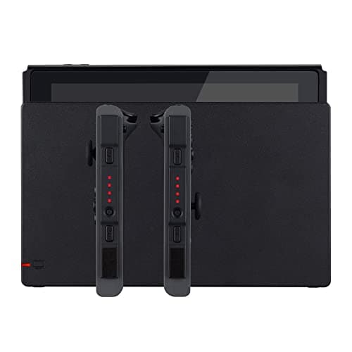 eXtremeRate Firefly LED Tuning Kit for Nintendo Switch Joycon Dock NS Joy con SL SR Buttons Ribbon Flex Cable Indicate Power LED – Red (Joy con Dock NOT Included)