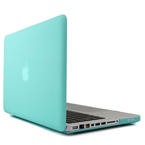 Tomoral(TM) - 2 in 1 Multi Colors Soft-Touch Plastic Hard Case Cover for MacBook Pro 13'' Turquoise