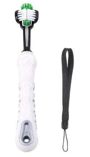 Toothbrush 3-Sided Advanced Dexterity Aid for Disability Disabled Elderly Dementia Alzheimers Users Optimal Oral Hygiene