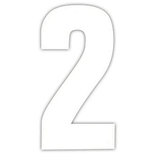 HD WS512 Self-Adhesive Bin Numbers 17 cm Pack of 2 Numbers 2