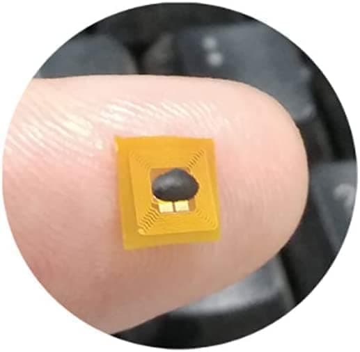 YANZEO 10pcs 5MM NFC RFID 213 Chip Inside Mini Bluetooth Pairing RFID NFC Tag Programmable NFC Card Control Management Works to Android NFC Smartphones Devices