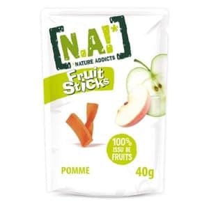 Nature Addicts N. A! Fruit Sticks Pomme 40g