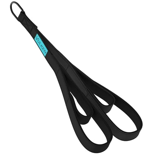 Vulken Tricep Rope Cable Attachment. Two Size in One Extra Long Pull Down Rope. Triceps Extension Straps Gym Equipment. Home Workout Handles for Resistance Bands.
