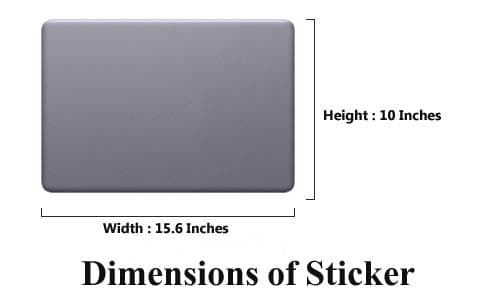 PIXELARTZ Laptop Skins Abstract Black and White Pattern 15.6 Inches Laptop Skins/Stickers for Dell Lenovo Acer HP (4006) (Half Skin)