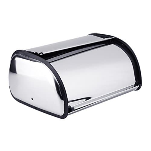 Belovedkai Bread Box, Stainless Steel Storage Box for Kitchen, bread storage Bread Holder
