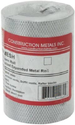 Construction Metals KM625 Mesh Screening, 6" by 25'