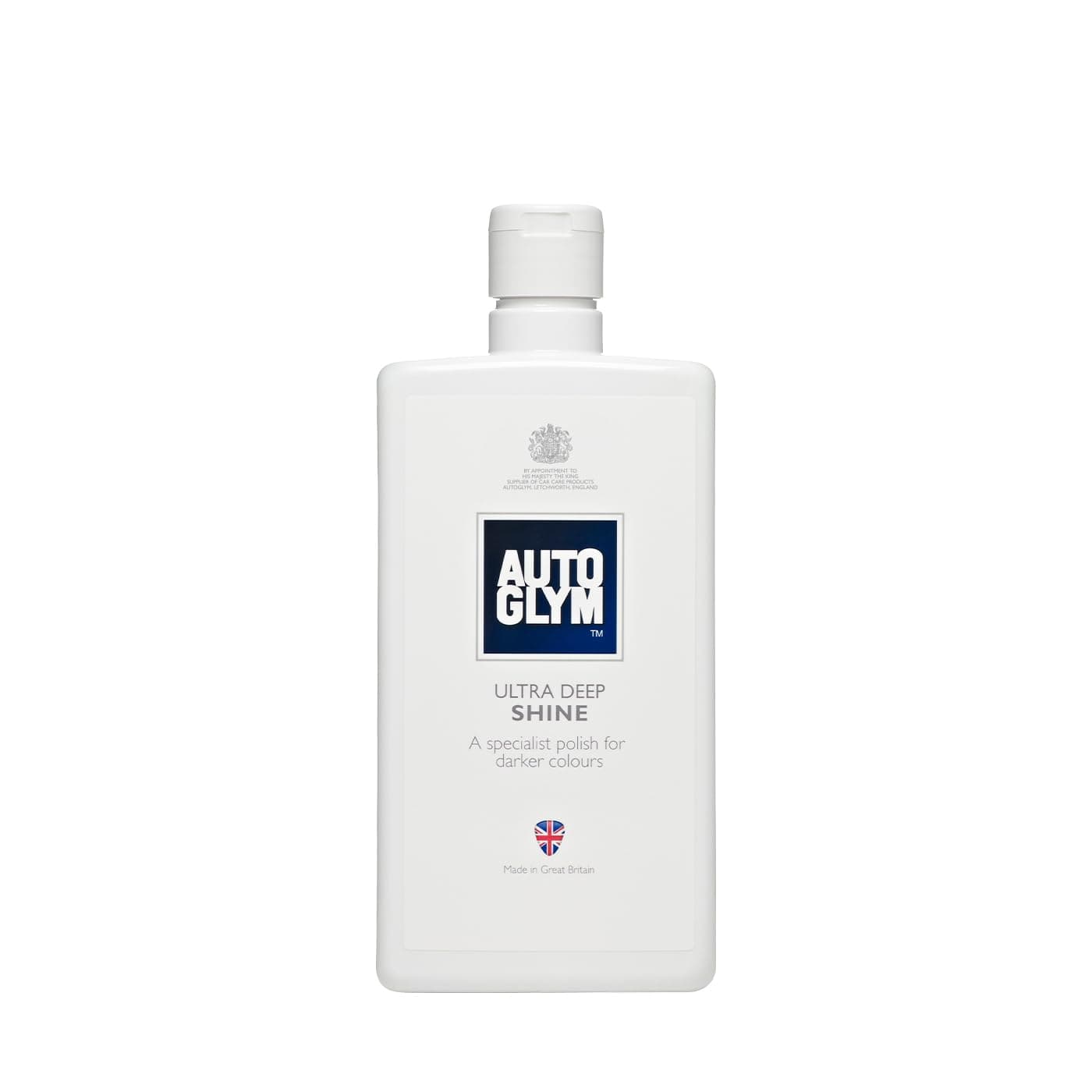 Autoglym Ultra Deep Shine, 500mL - Specially Designed Car Polish Made Especially For Dark Coloured Cars, Leave Your Paintwork with a Smooth Even Gloss and Enriched Colour