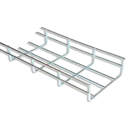 WireRun Mesh Cable Tray - 2" in. Depth x 6" in. Width x 6' 7" (2M) Length