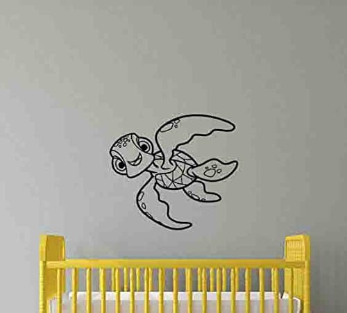 Squirt Turtle Wall Decal Crash Finding Nemo Dory Vinyl Sticker Bathroom Boy Girl Teens Kids Decorations Home Bedroom Nursery Decor Art Poster Mural Custom Print 696