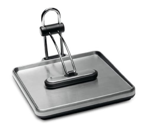 シンプルヒューマンクイックグリップナプキンホルダー、ステンレススチール。