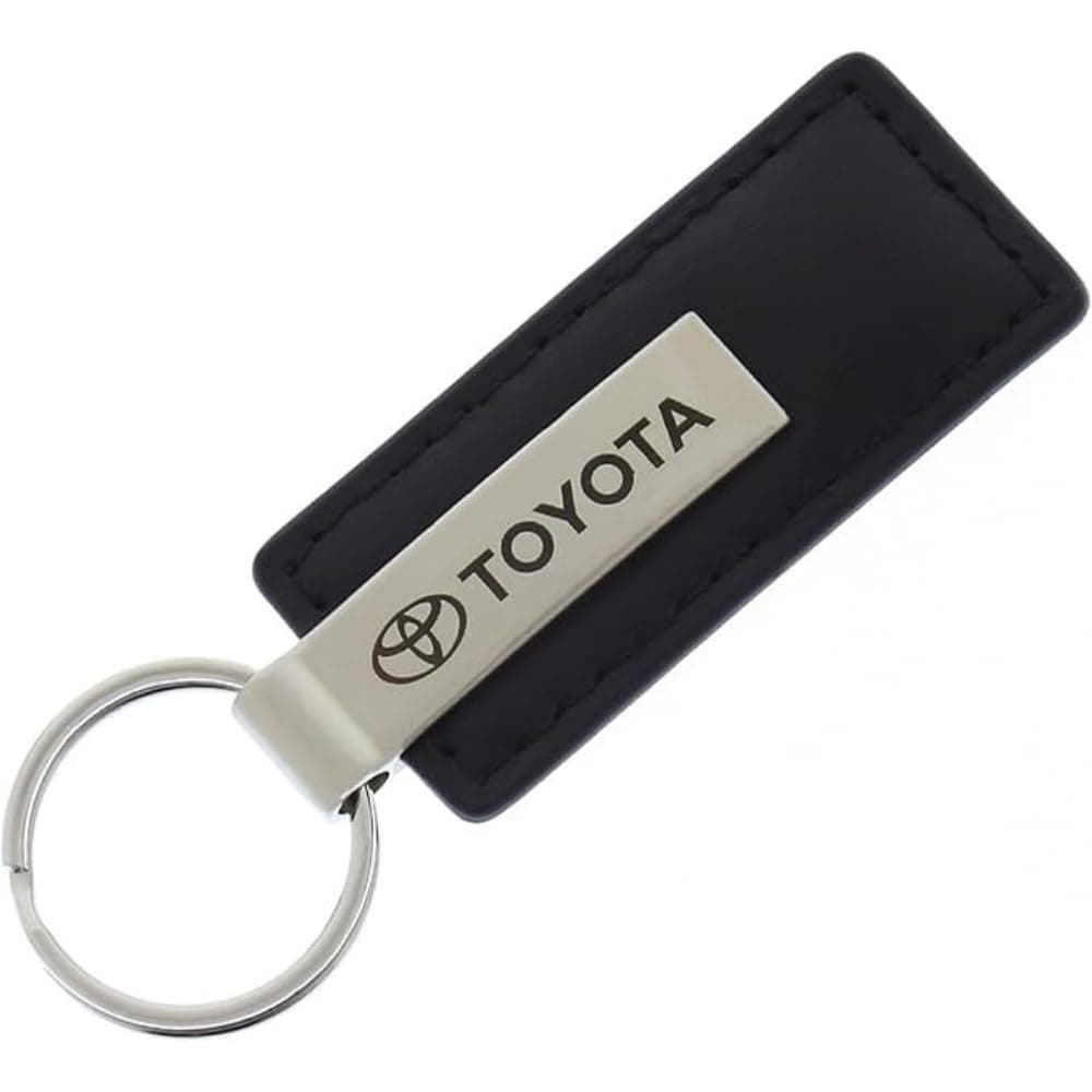 Rectangular Leather Key chain for Toyota