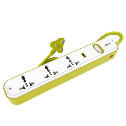 GM Lemoid 3254 Plastic 4+1 Spike Guard (White and Lime)