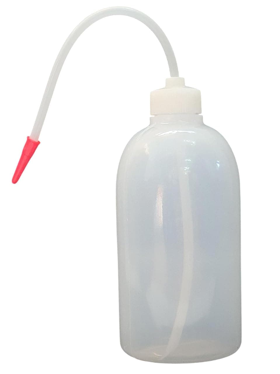 AI-Polypropylene Wash Bottle|500 ml|unbreakable with Polypropylene flexible delivery tube|screw cap and tube cap|Chemistry Lab Equipment|Laboratory and Scientific Product|Pack of 1