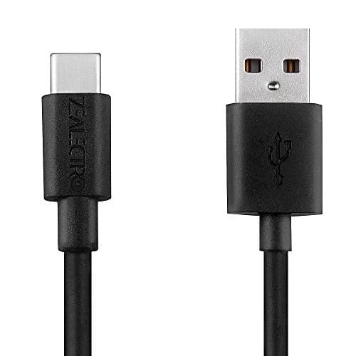 Zealectro 3.3ft USB-C to USB 2.0 Cable for Type-C Devices Including New MacBook 12 inch, ChromeBook Pixel, Nokia N1 Tablet, OnePlus 2 and More (Black)