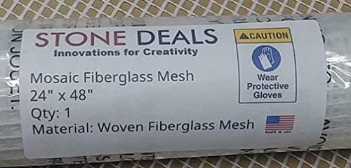 Mosaic Mesh for Back Mounted Tile 24" x 48", Non Sticky