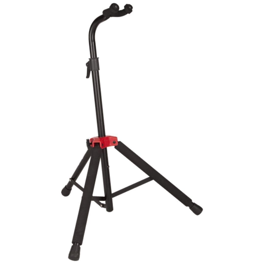 Deluxe Hanging Guitar Stand, Ideal for Rounded and Angular Instrument Shapes, Easily Folds for Convenient Transport