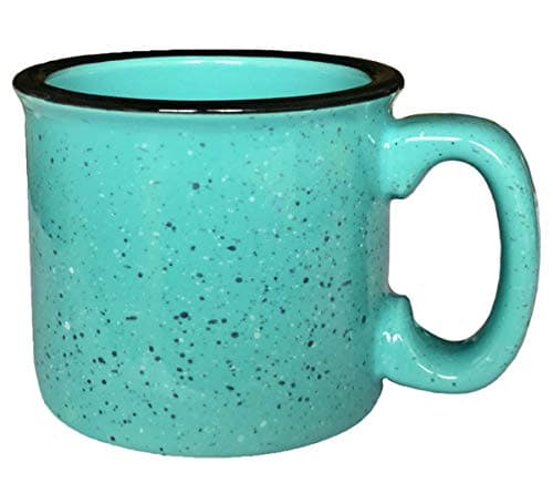 Ceramic Campfire Mug, Single 15oz (Aqua)