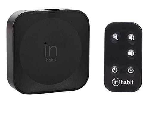 Bluetooth Amplifier, 60 Watts Power Amplifiers Stereo Class D Amp+Remote Control with Digital Optical, 3.5mm Analog Input, Speaker Ouputs for Home Speakers