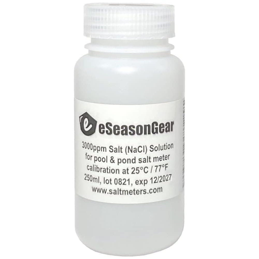 3000 PPM Solution, 230 ml, for SALT-3000 SALT-3050 Salt Meter Tester Calibration.