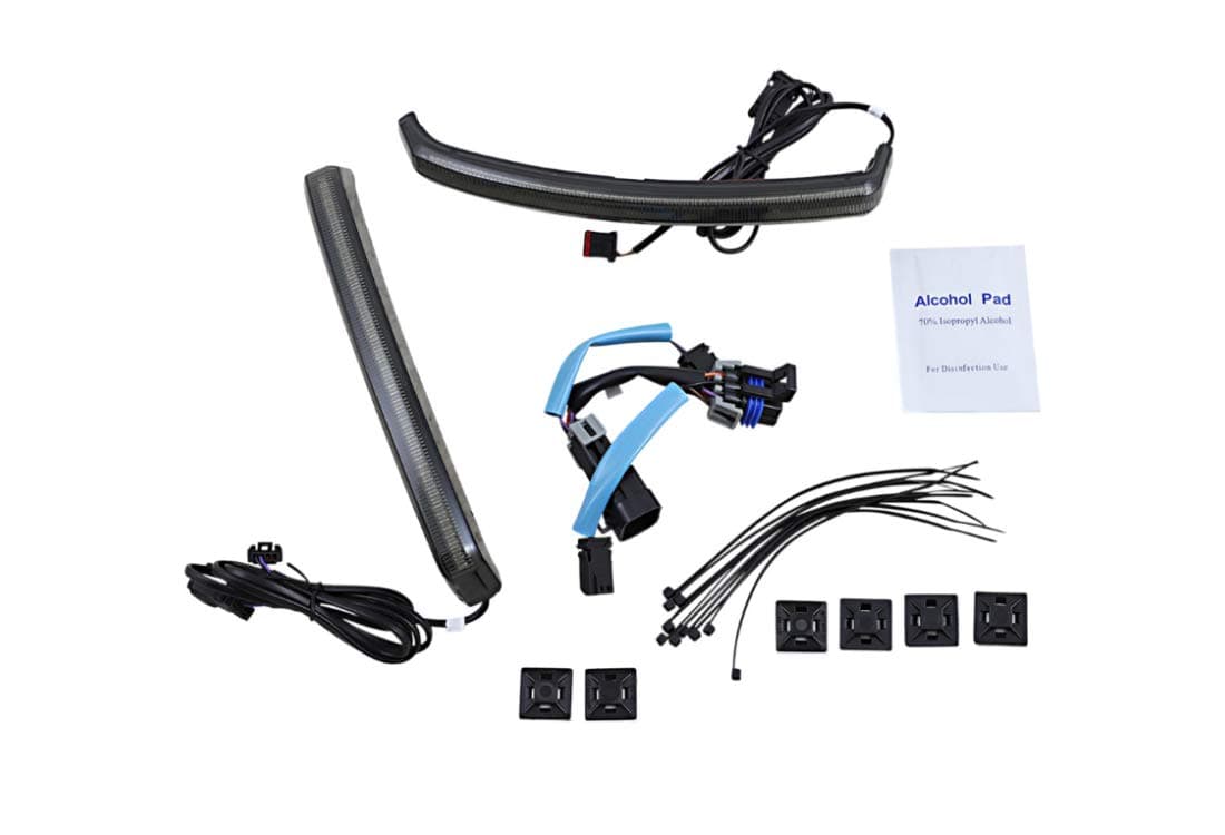 Custom Dynamics LED Saddlebag Lights for Indian Challenger - Red